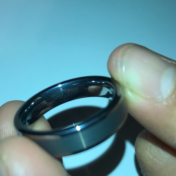 Triton 6MM Tungsten Carbide Ring Round Edge 12.5 - Picture 5 of 6